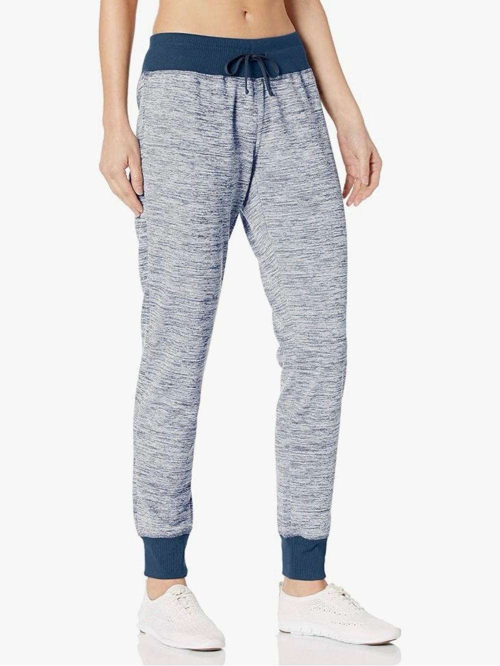 Head Women's Spacedye Blue Jogger pants with Navy Waistband S